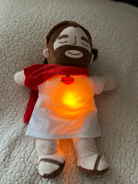 Oddychajaca maskotka Jezus